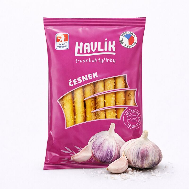 Havlík Trvanlivé tyčinky česnekové 90 g